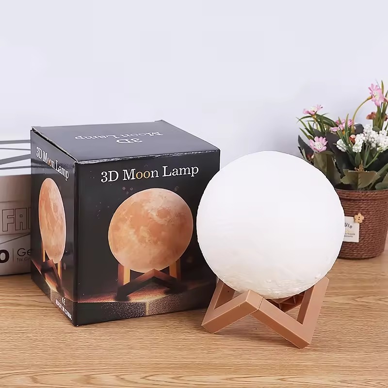 Miniatura 4 de Lámpara tipo Luna 3D